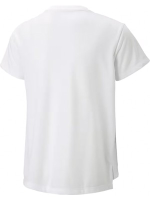 Puma Düz Beyaz Kız Çocuk T-Shirt 67347402-MODERN Sports Tee