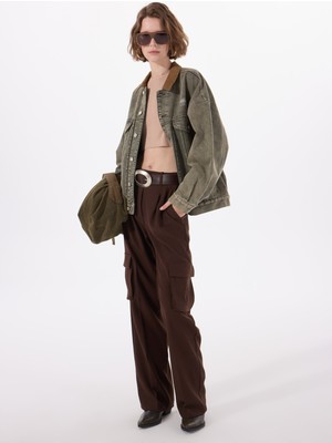 Moschino Jeans Gri Kadın Denim Ceket 251K1A050832181517