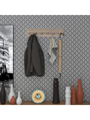 Kenzlife Askılık Tokadi Mat Cordoba Renk Suntalam 6 Adet Metal Krom Renk Portmanto