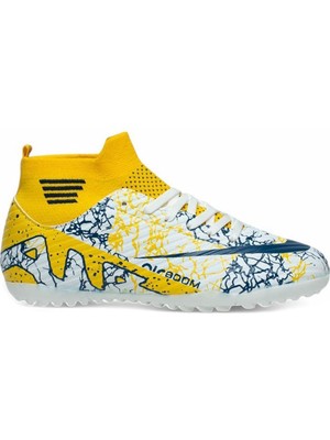 Potinonline Laliga 565 Çocuk Renkli Çoraplı Halısaha Ayakkabısı