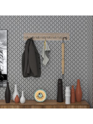 Kenzlife Askılık Tokadi Mat Cordoba Renk Suntalam 8 Adet Metal Krom Renk Portmanto