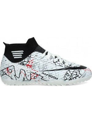 Potinonline Laliga 565 Çocuk Renkli Çoraplı Halısaha Ayakkabısı