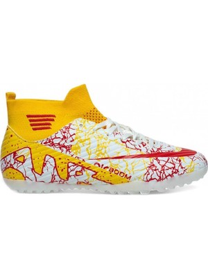 Potinonline Laliga 565 Çocuk Renkli Çoraplı Halısaha Ayakkabısı