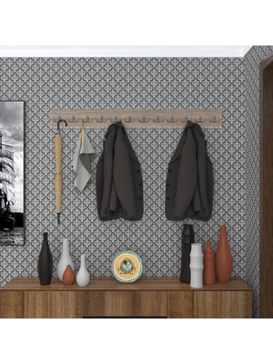 Kenzlife Askılık Tokadi Mat Cordoba Renk Suntalam 12 Adet Metal Krom Renk Portmanto