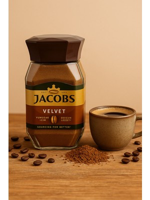 Jacobs Velvet %100 Çözünebilir Kahve 95 gr