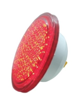 9 Adet 32 Watt 12 Volt Smd LED Kırmızı  Havuz Ampulü (Par 56)