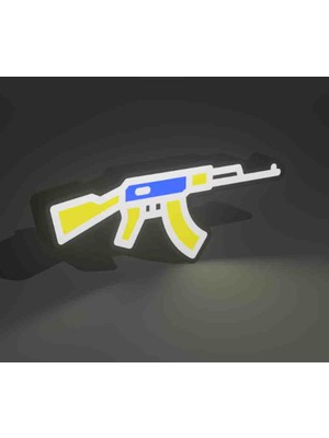 LED Işıklı Kaleşnikof Tüfek