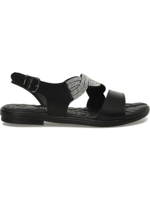 Polaris 325054.Z 5fx Siyah Kadın Düz Sandalet