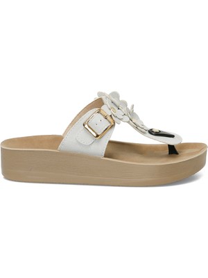 Polaris 407053.Z5FX Gümüş Kadın Terlik