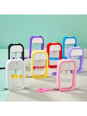 Silikon Kılıflı Anahtarlıklı Sprey Şişesi