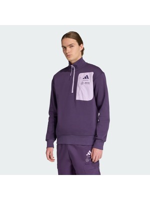 Adidas Performance JX8815 Mercedes - Amg Petronas Formula One Team Premium Woven Fleece Top