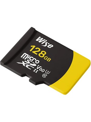 Wise Advanced 128GB Micro SD V60 Hafıza Kartı Ultra Performans ve 4K Video Desteği ile