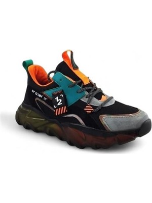 Guja 636 Erkek Sneaker Spor Ayakkabı-Siyah