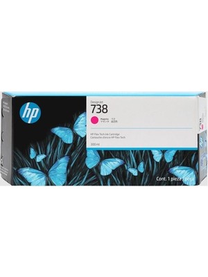 Hp 676M7A (738) 300 ml Macenta Desıgnjet Ink Cartrıdge