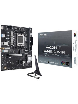 Asus Prime A620M-F Gamıng Wıfı 8000MHZ Ddr5 Soket Am5 M.2 HDMI Matx Anakart