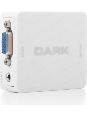 Dark Dk-Hd-Avgaxhdmı Analog VGA ve Ses - Dijital HDMI Aktif Dönüştürücüsü