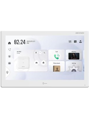 Hikvision DS-KH9510-WTE1(B) 10.1" Interkom Iç Ünite Görüntülü Dokunmatik Diafon