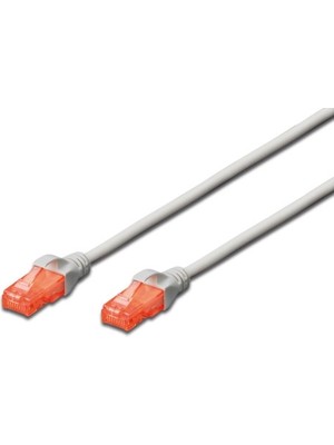 Dıgıtus DK-1617-0025 0,25M Cat 6 Patch Kablo,gri