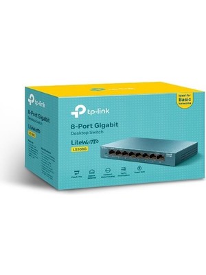 Tp-Lınk LS108G 8 Port 10/100/1000 Yönetilemez Çelik Kasa Switch