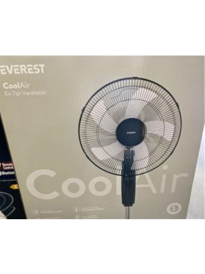 Everest FAN11 Coolair Siyah-Gri 45W 5 Kanat 3 Kademe 1200RPM