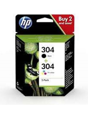 Hp 304 Black-Color Siyah-Renkli Multi Paket 3JB05AE