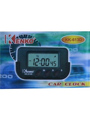Kenko KK-6130 Araç Saati Kronometre Alarm