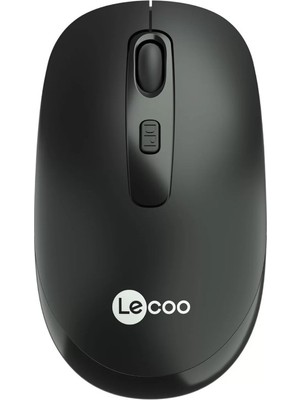 Lenovo Lecoo WS205 Nano Alıcılı Kablosuz 1600 Dpı Siyah 4 Tuş Mouse
