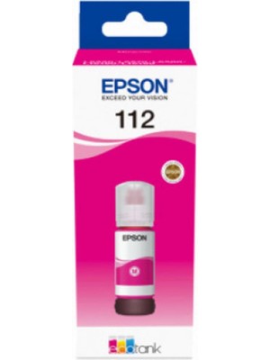 Epson 112  Magenta Kırmızı Şişe Mürekkep 13T06C34A