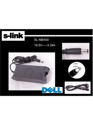 S-Link SL-NBA50 19.5V 3.34A 7.4-5.0 Notebook Adaptörü