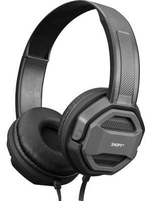 Snopy SN-101 Bonny Gri Pctelefon Mikrofonlu Kulaklık