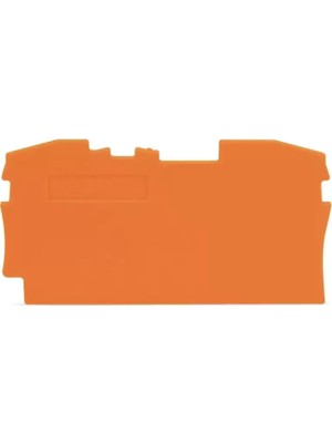Wago 2006-1292 6 mm Turuncu Sonlandırma Kapağı 1 mm Kalınlığında