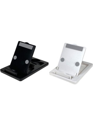 Avec ZF-806 24LÜ Karton Stanlı Ayarlanabilir Telefon Standı (Siyah-Beyaz)