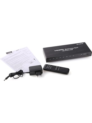 Dark DK-HD-SW8X1 HDMI Switch 8 Giriş 1 Çıkışlı