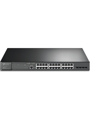 Omada Tp-Link TL-SG3428X 24 Port 10-100-1000 Mbps Switch 4 Port 10GE Sfp L2 Çelik Kasa Rack Mount