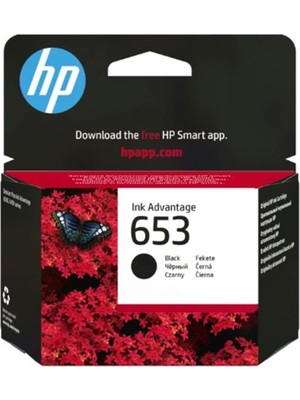Hp 653 Black Siyah Kartuş 3YM75AE