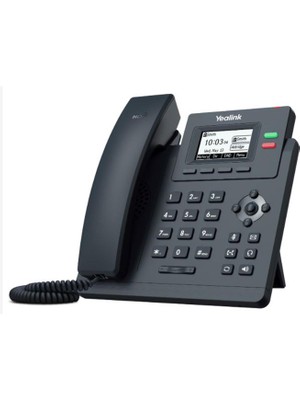 Yealink T31P Ip Telefon Poe Destekli Adaptör Dahil
