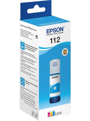Epson 112 Cyan Mavi Şişe Mürekkep C13T06C24A