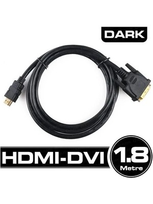 Dark DK-CB-DVIXHDMIL180  1,8m Dvı<=>hdmı Kablo