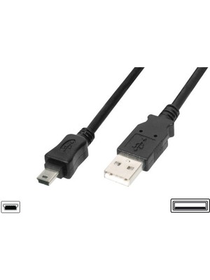 Digitus  AK-300108-018-S 1,8m Usb2.0 A E/usb Mini