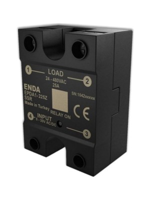 Enda EPDA1-240Z 40A 8-30VAC 24-320 Vac Monofaze Solid State Röle