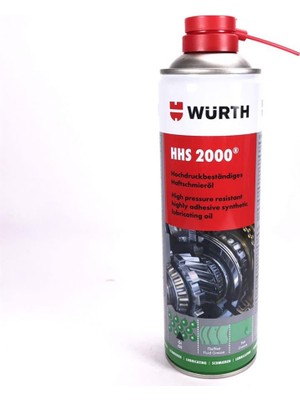 Würth 0893 106 028 500ML Hhs 2000 Yüksek Basınca Dayanıklı Yağlama Sprey