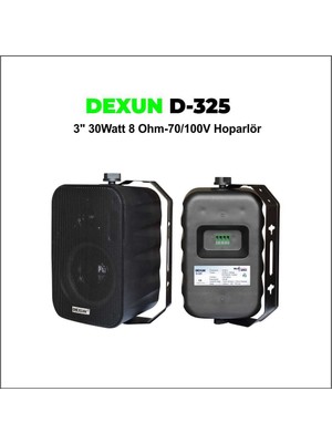 Dexun D-325T Siyah Sütun Hoparlör