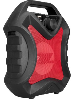 Mikado Md-5bt X-Life 5W 1200MAH Siyah-Kırmızı Usb-Sd Cart-Bluetooth Kablosuz Mp3 Oynatıcı Hoparlör