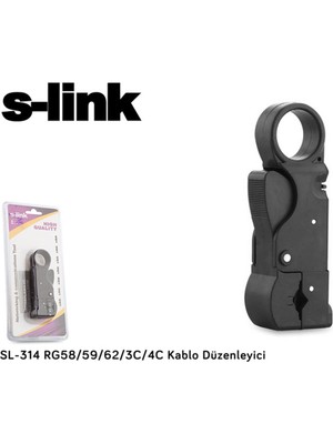 S-Link SL-314 RG58-59-62-3C-4C Kablo Ucu Soyucu