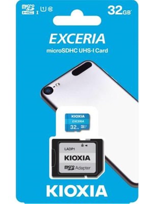 Belirtilmemiş Kioxia 32GB Exceria UHS-I C10 100MB-SN MikroSDHC Hafıza Kartı Yüksek Performanslı ve Enerji Verimli
