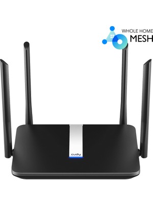 Cudy X6 5 Port 10/100/1000MBPS AX1800 4 Anten Masaüstü Router