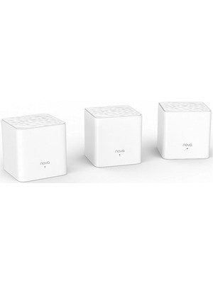 Tenda Nova Mw3-3 AC1200 Dual Band Mesafe Genişletici Ev Ofis Tipi Mesh Router 3-Lü Paket
