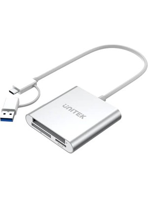 Unıtek Usb-C/a To Hafıza Kart Okuyucu Sd/cf/mıcro Sd 5gbps (Y-9313D)