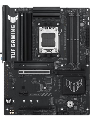 Asus Tuf Gamıng B850-E Wıfı Amd B850 Ddr5 M.2 Usb3.2 Dp/hdmı Pcı 5.0 Am5 Anakart