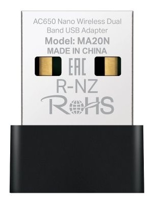 Tp Mercusys MA20N AC650 Nano Wi-Fi USB Adaptör